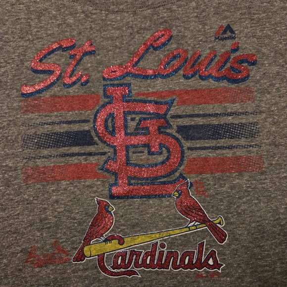 St. Louis Cardinals Heather Gray Tee - Picture 3 of 5